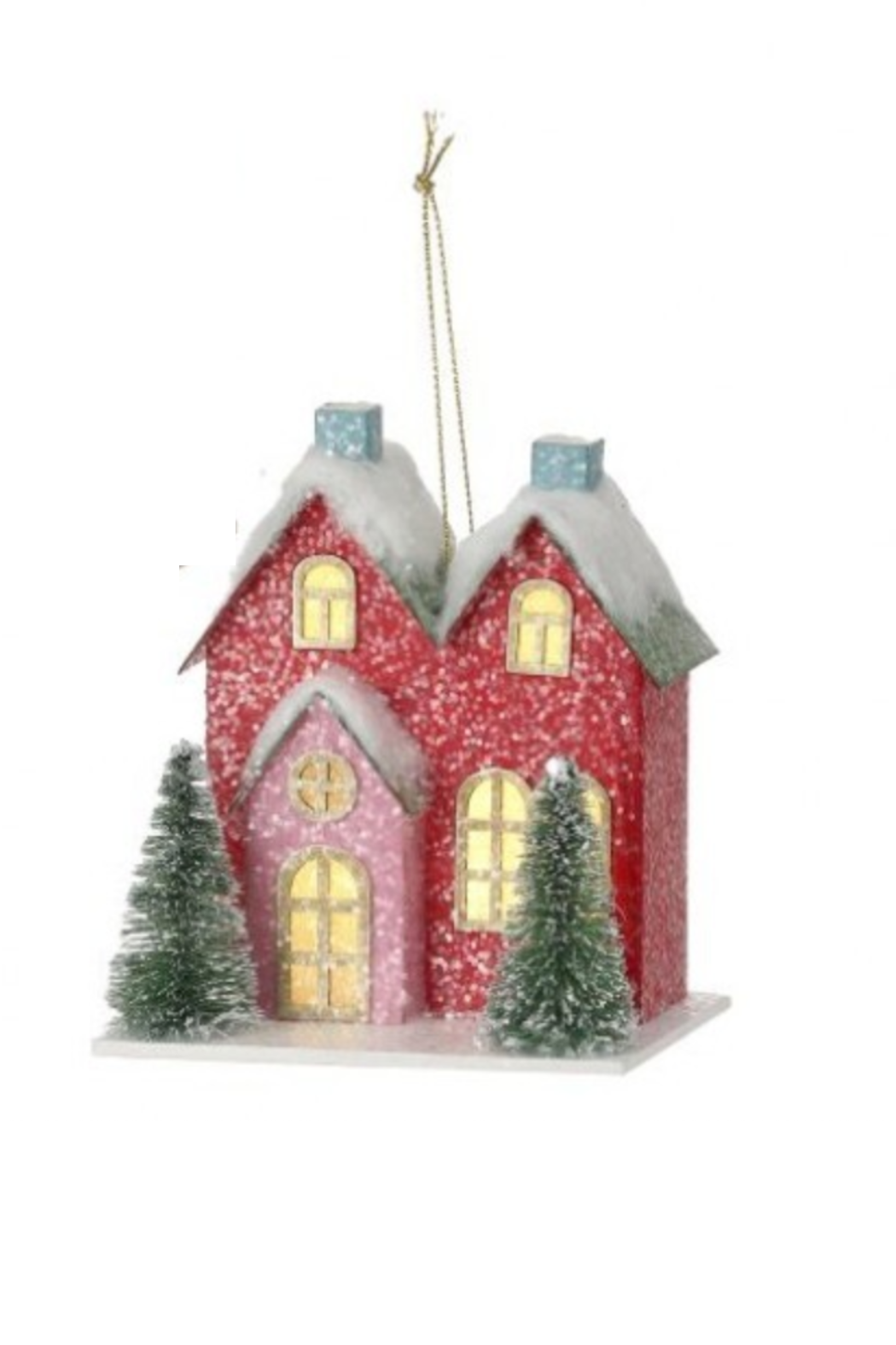 4.5-inch LED House Ornament