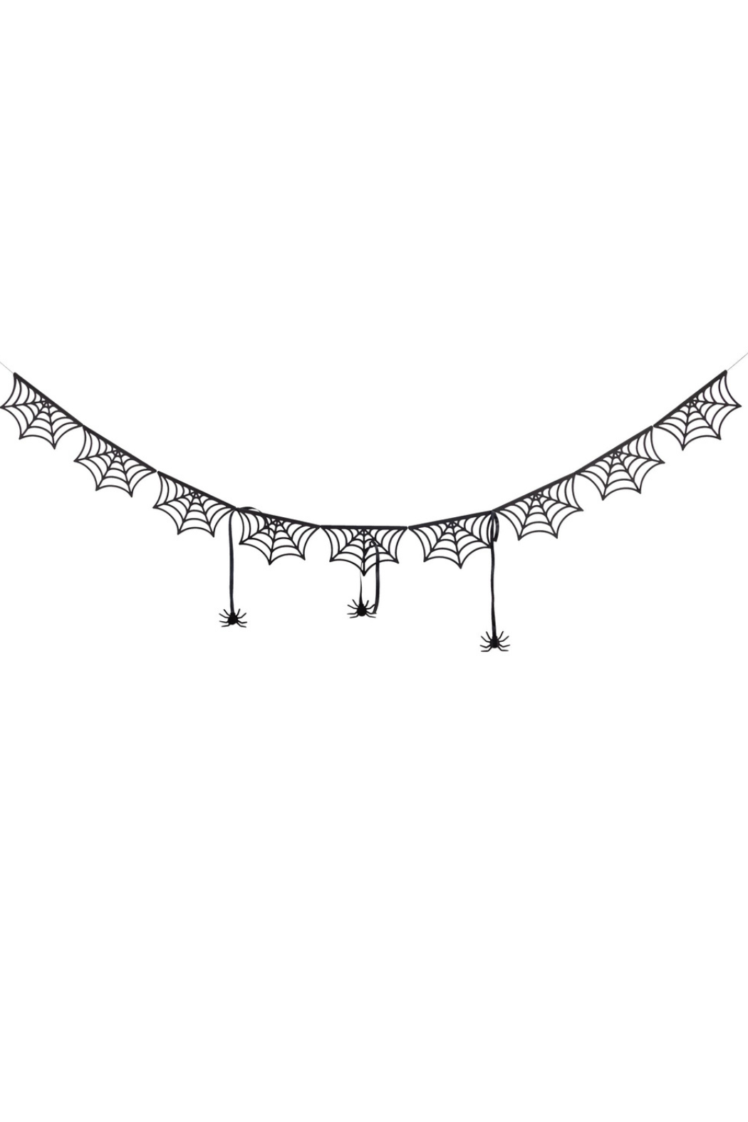 Spider Web Bunting Banner
