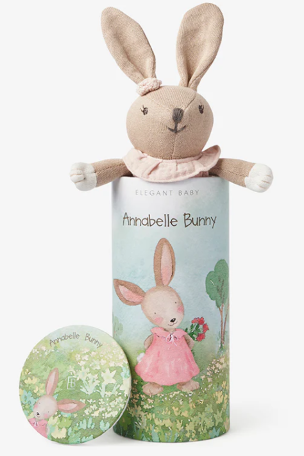 10" Toy Cylinder Plush (Elegant Baby)