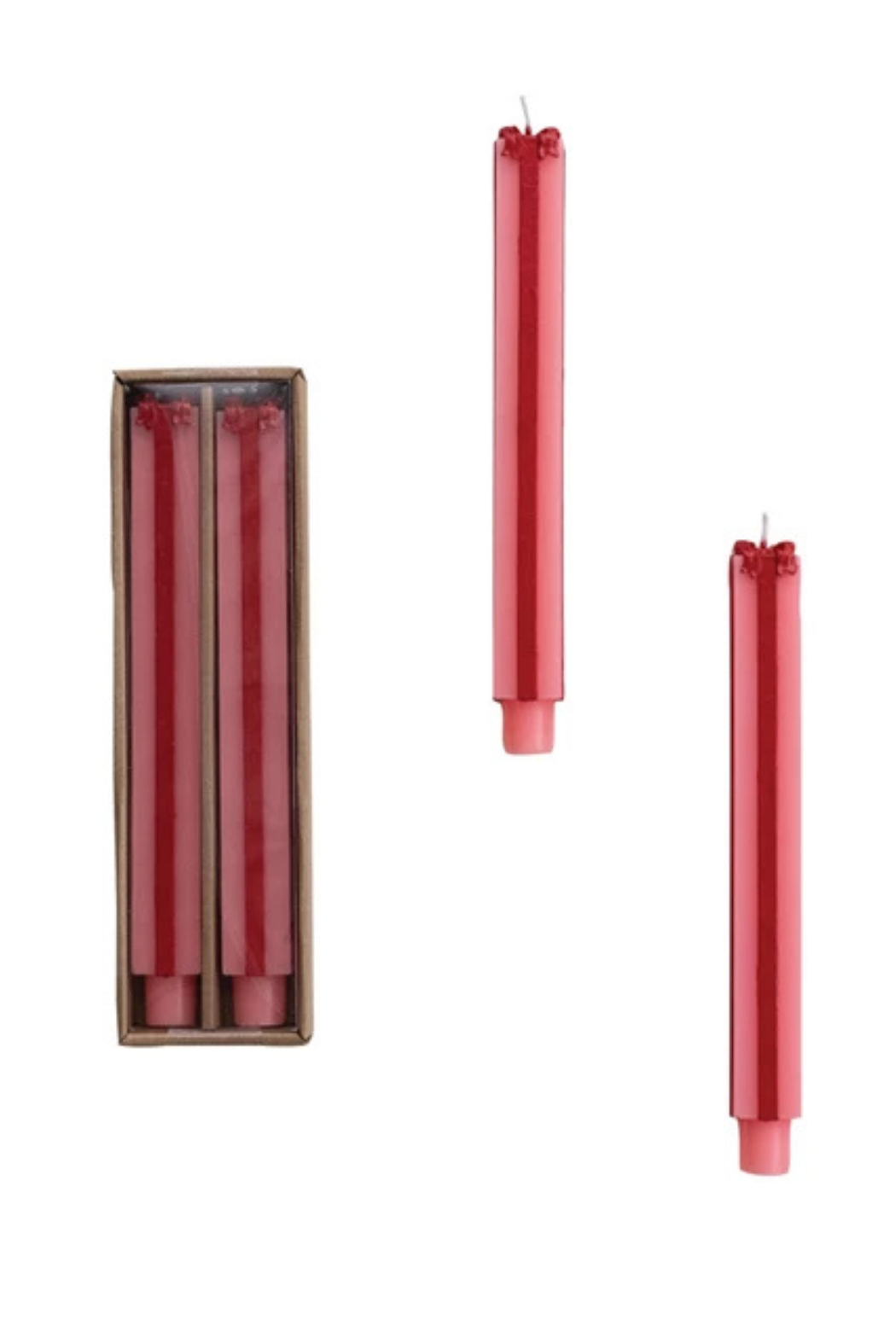 Present Shaped Taper Candles