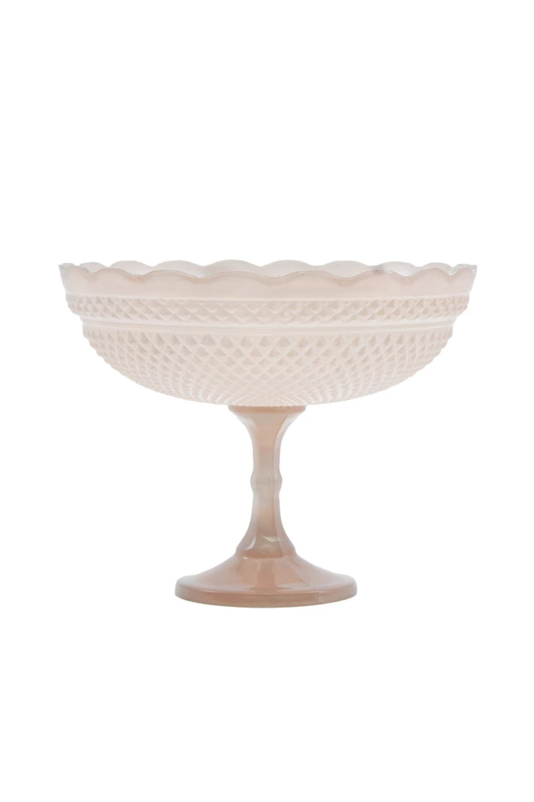 Pressed Glass Footed Bowl