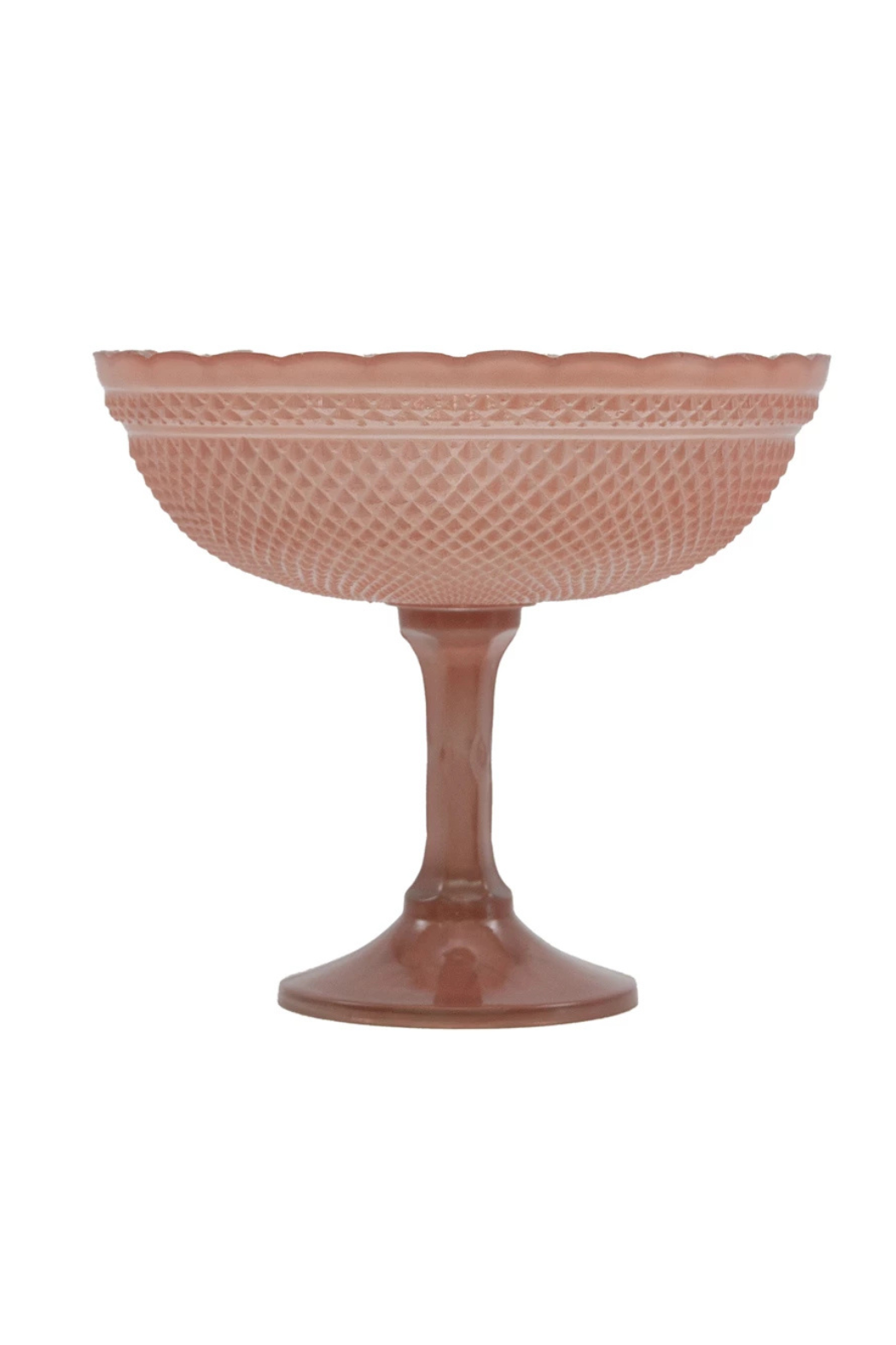 Pressed Glass Footed Bowl