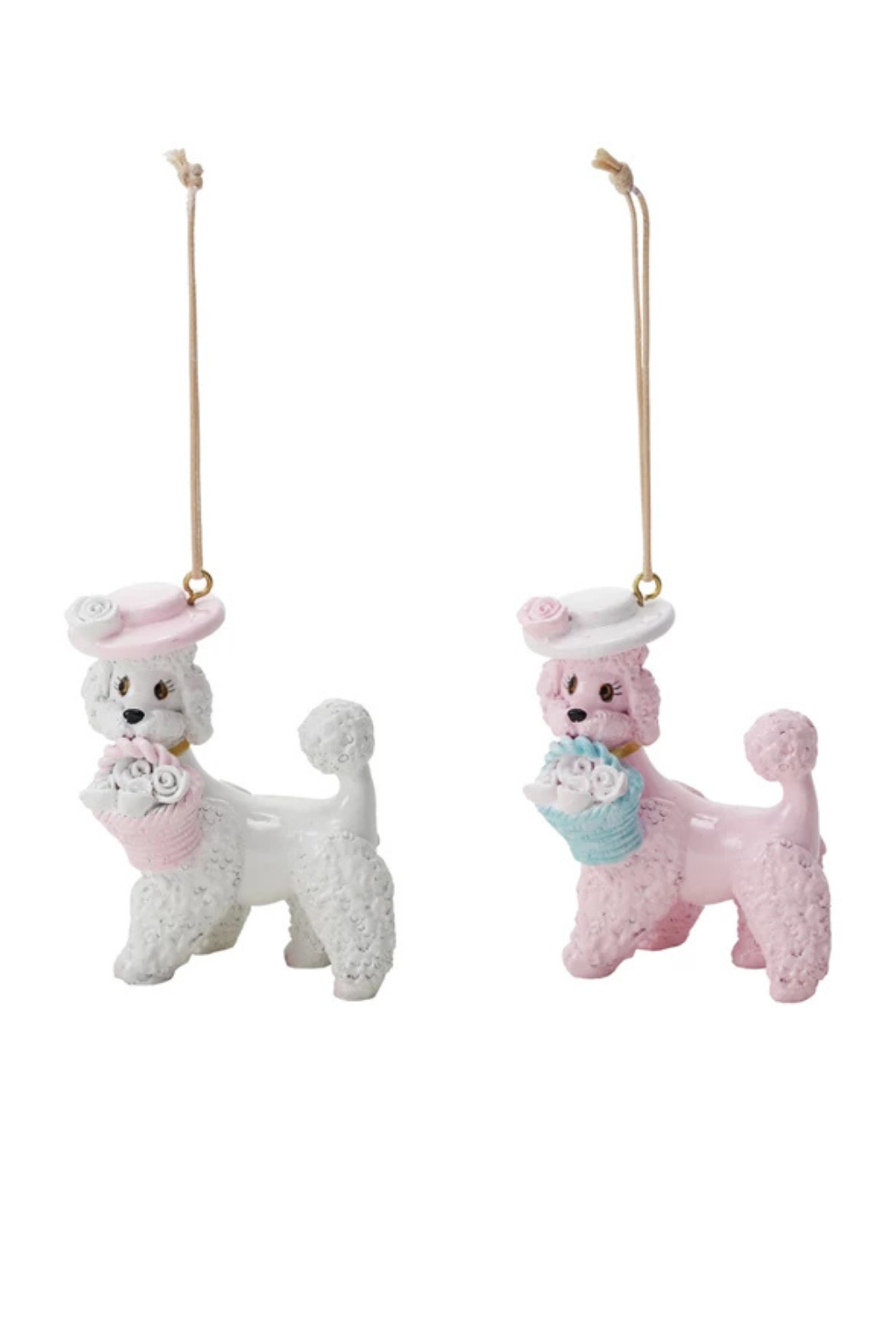 Vintage Reproduction Poodle Ornament