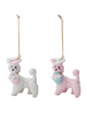 Vintage Reproduction Poodle Ornament