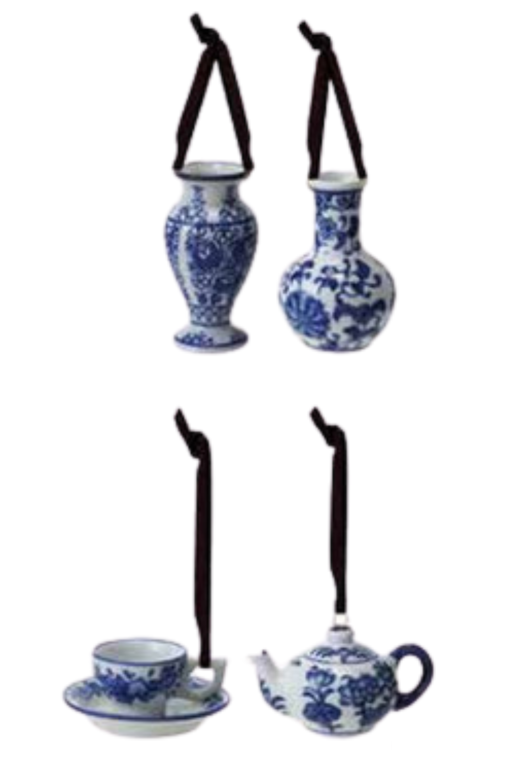 Stoneware Chinoiserie Ornament