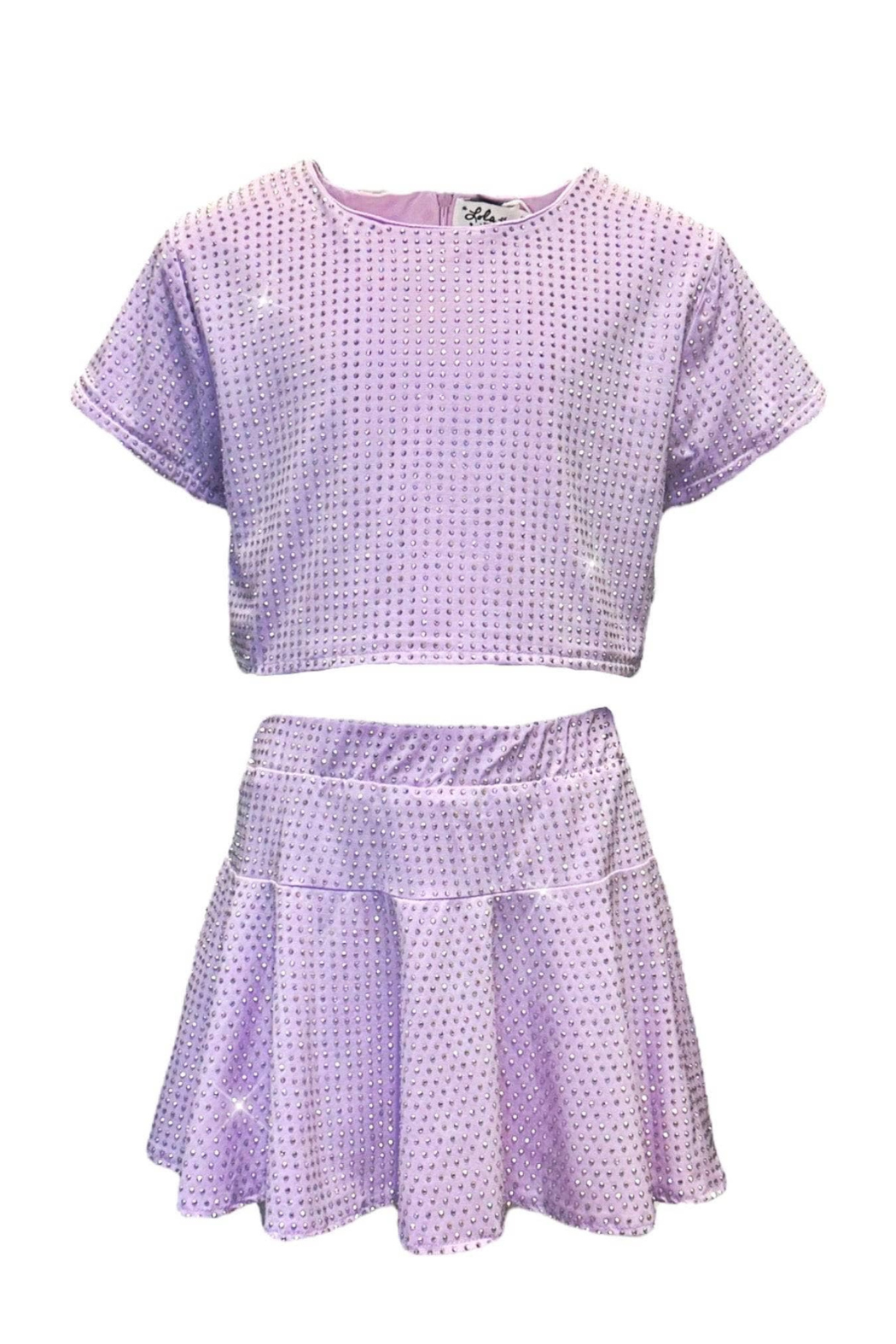 "Taylor" Crystal Short Set