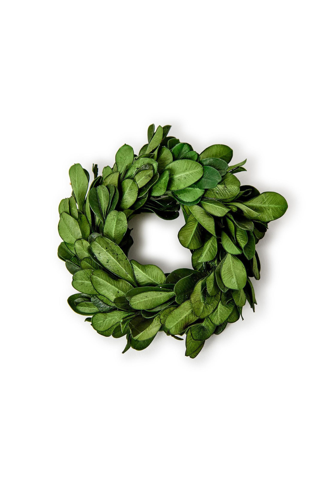 Boxwood Wreath Napkin Rings