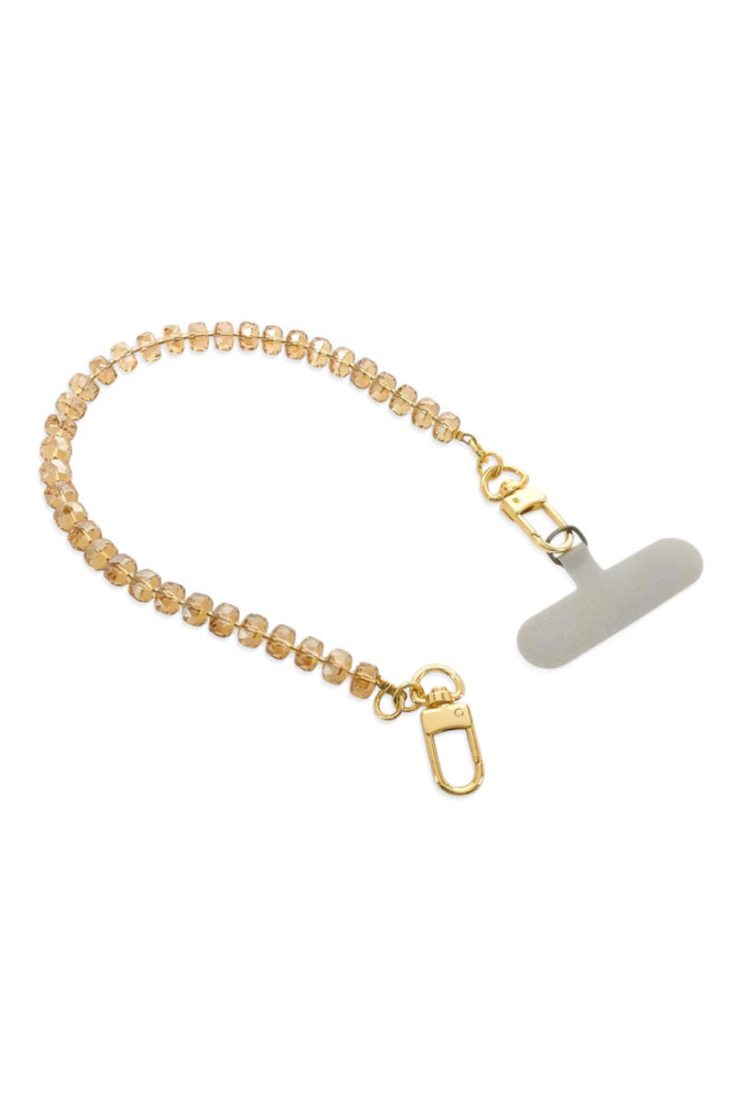 Rondelle Crystal Phone Chain