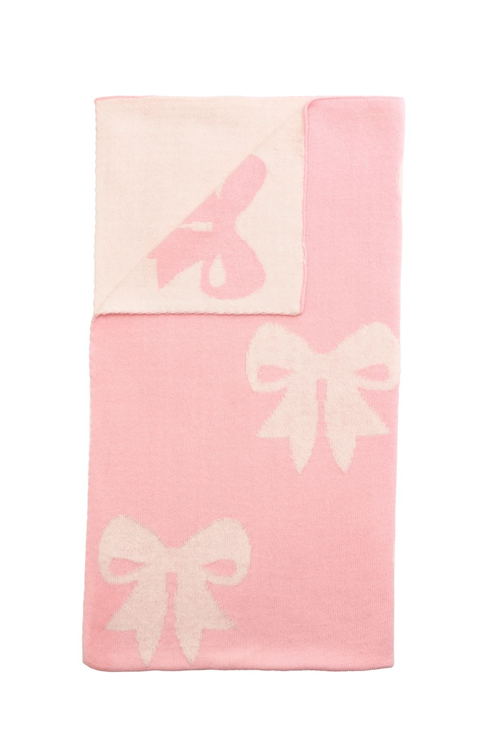 Knit Bow Blanket