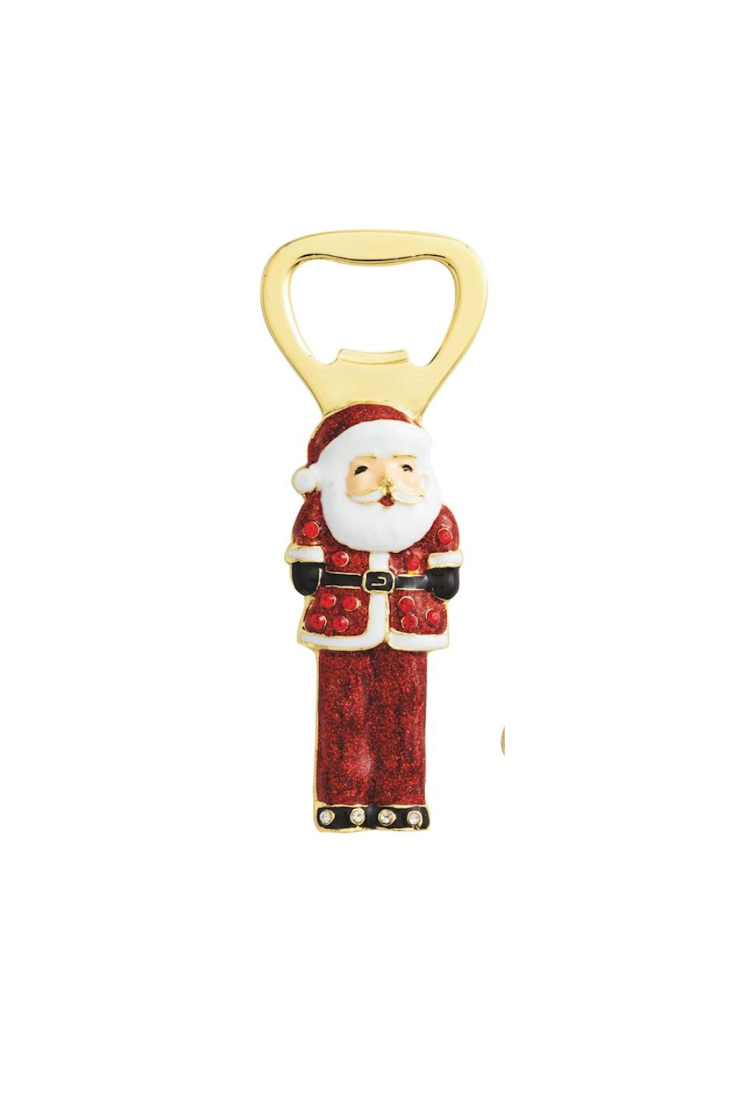 Bedazzled Bottle Opener (Santa)