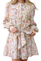 Tiered Tie Waist Dress