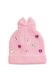 Girls Rhinestone Beanie Hats