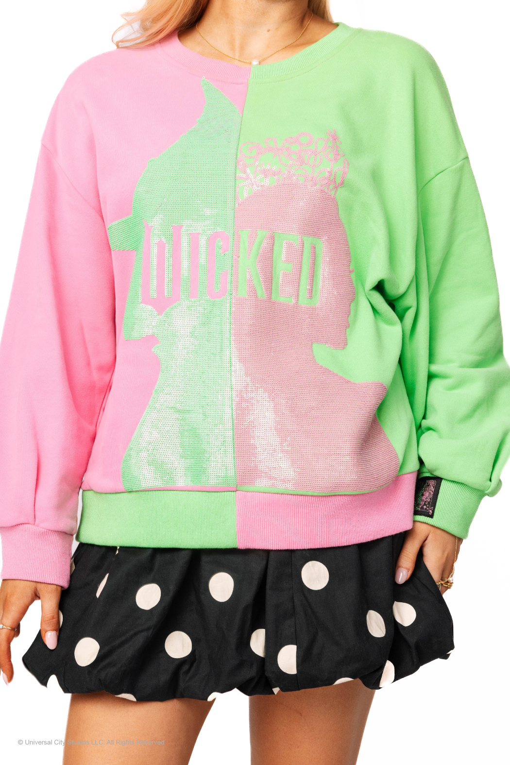 Licensed Wicked Character Profile Sweatshirt