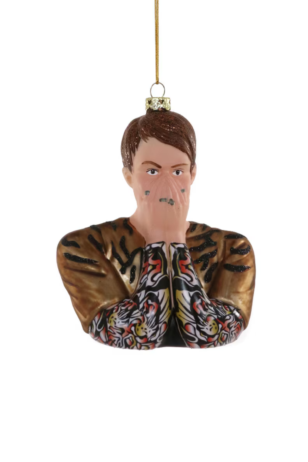 Stefon Glass Ornament