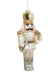 Glass Nutcracker Ornament