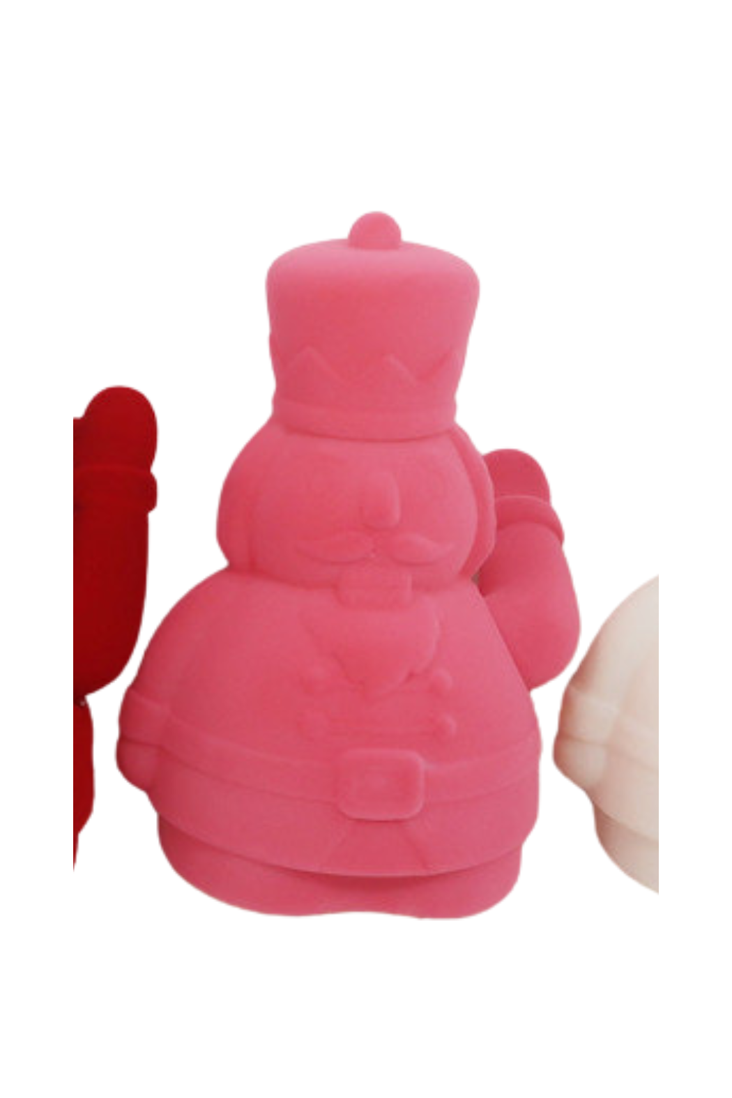 Flocked Waving Nutcracker