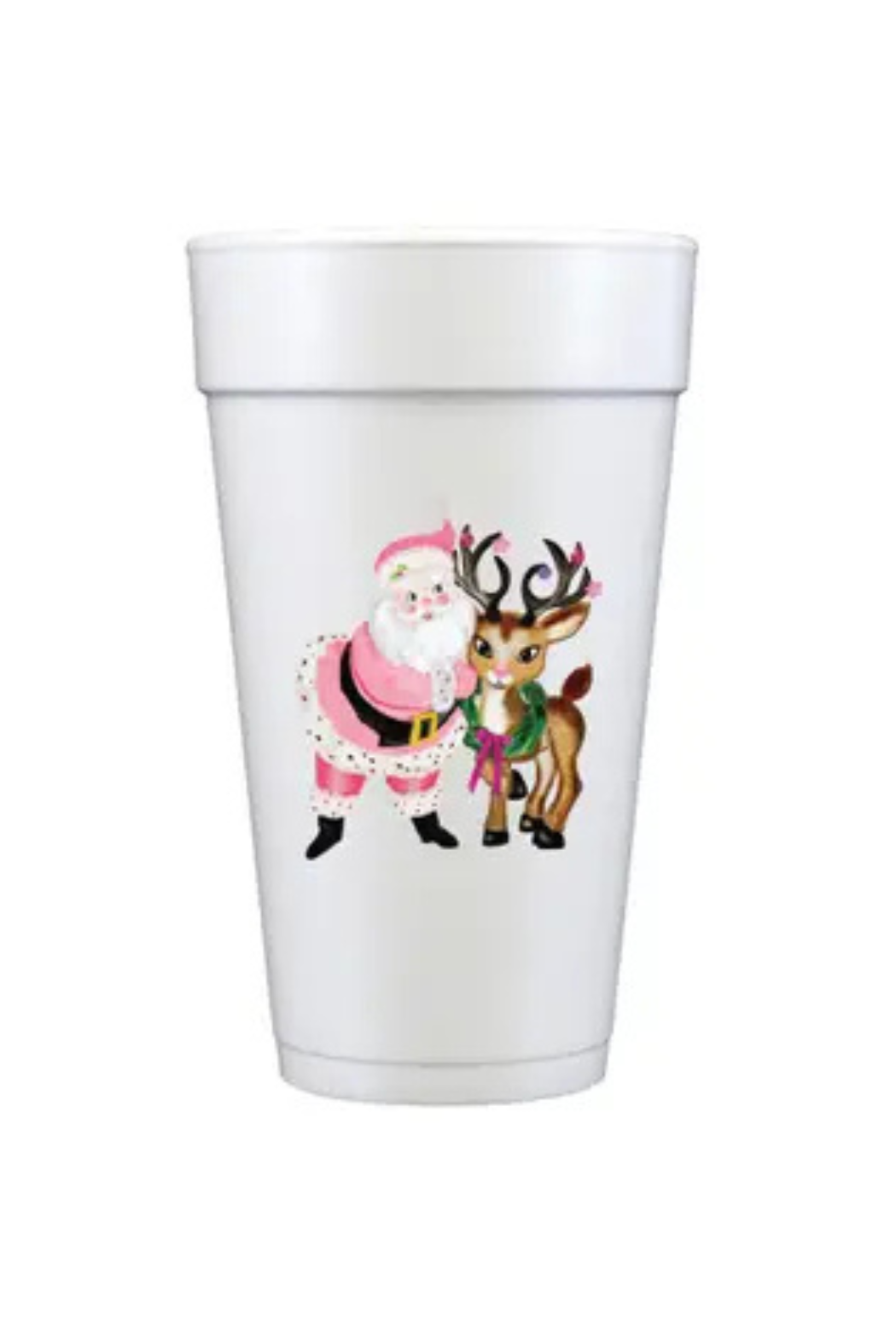 Holiday Styrofoam Cup Stack