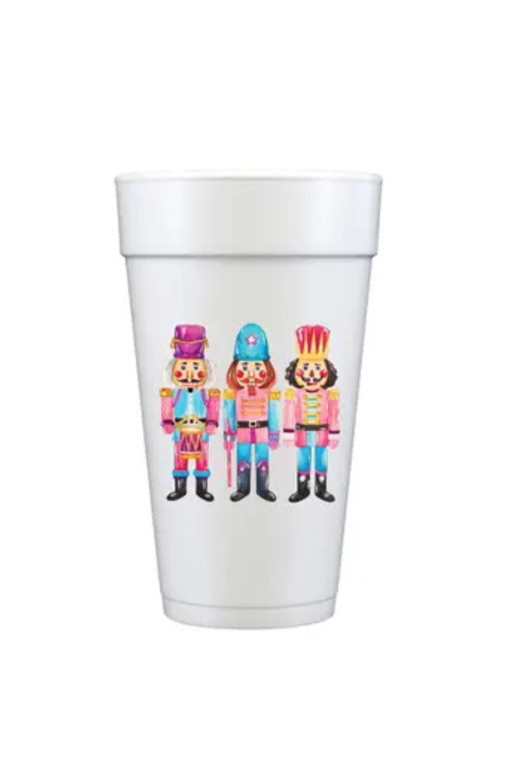 Holiday Styrofoam Cup Stack