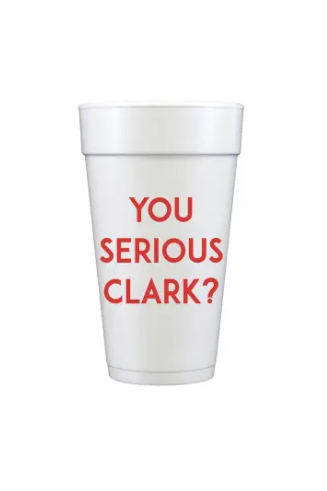 Holiday Styrofoam Cup Stack