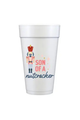 Holiday Styrofoam Cup Stack