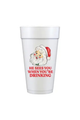 Holiday Styrofoam Cup Stack