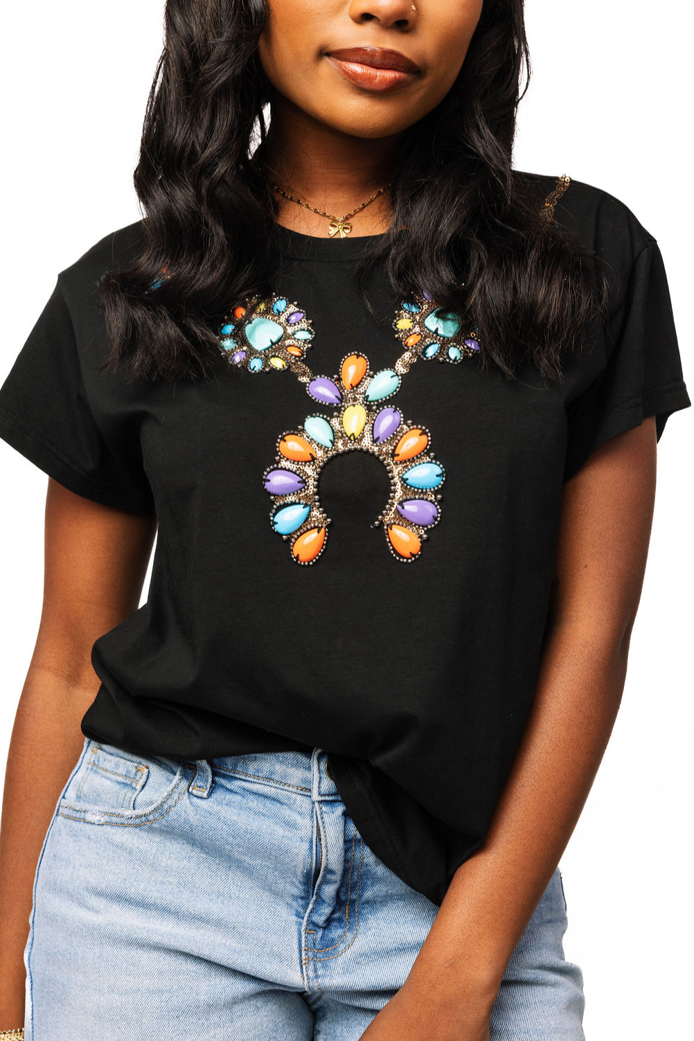 Turquoise Necklace Tee