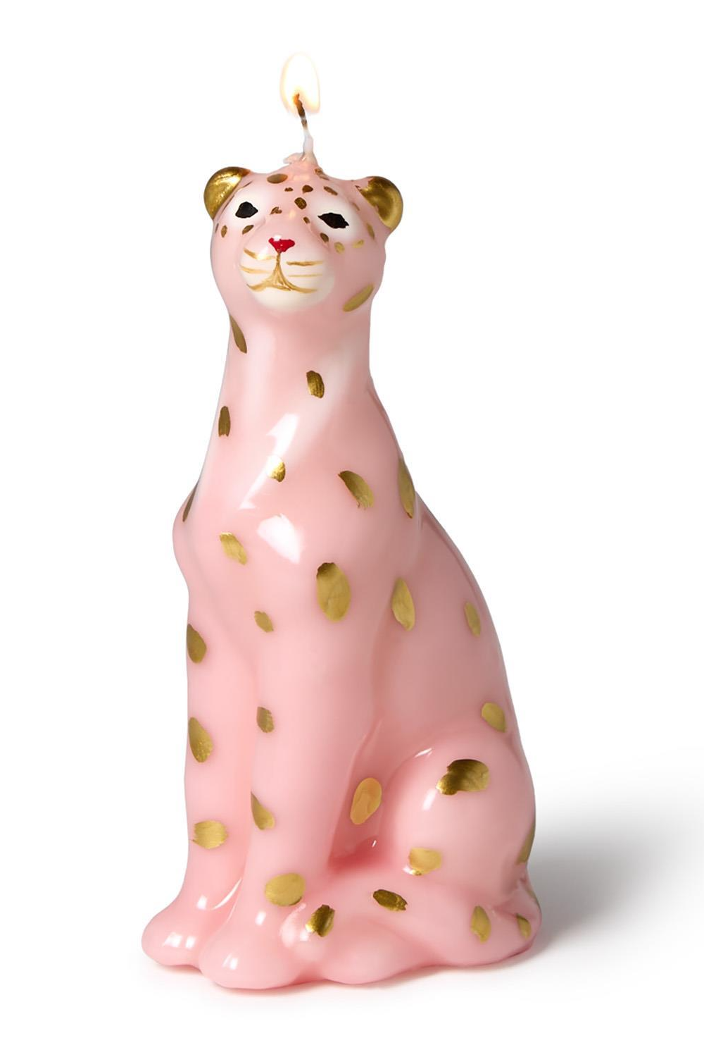 Leopard Sculpted Candle