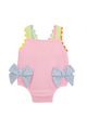 Seersucker Bow Swimsuit