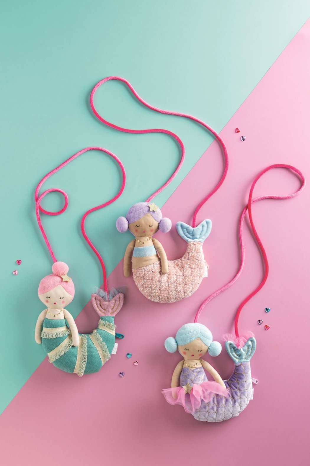 Plush Mermaid Purse