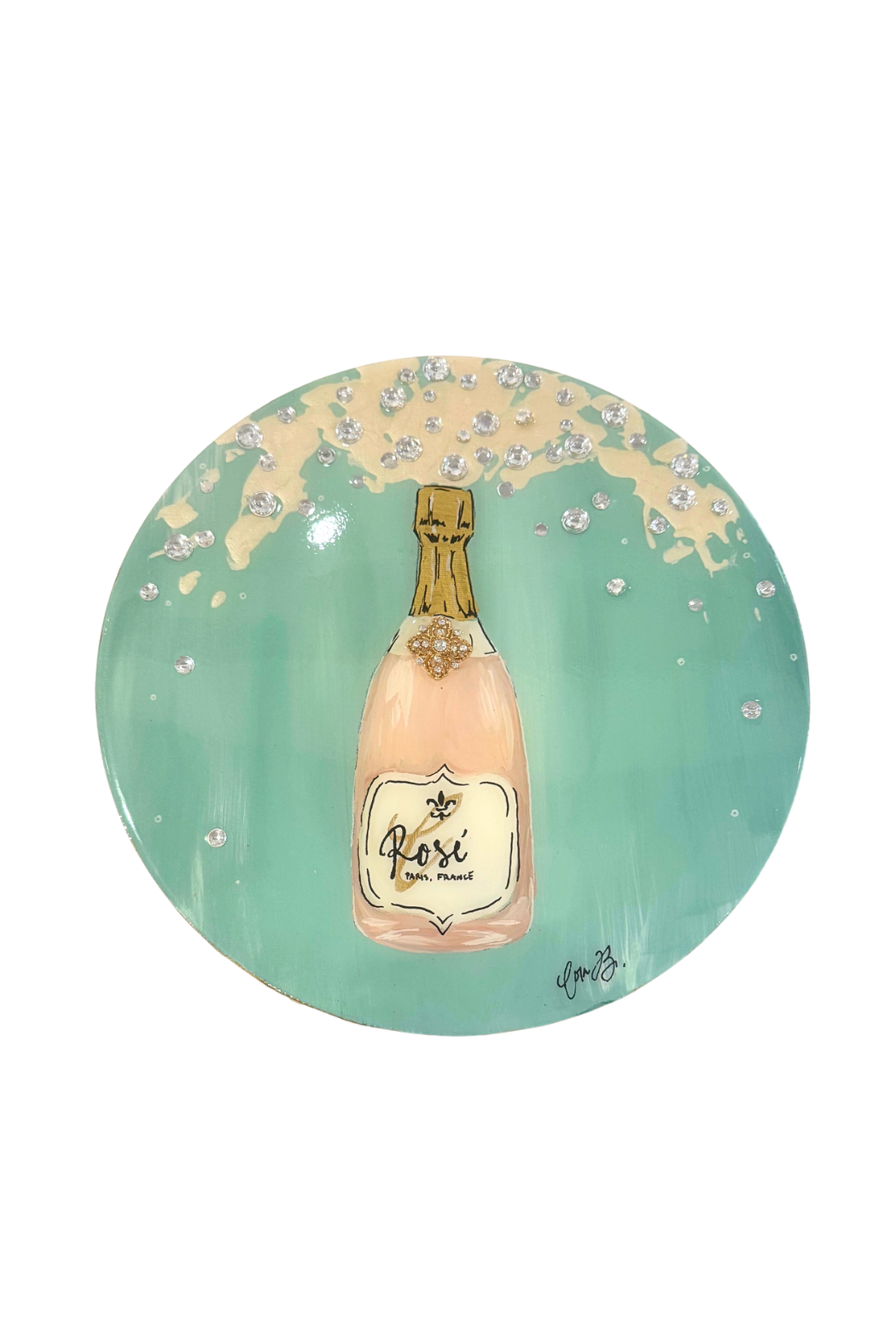 12x12 Bottle Canvas