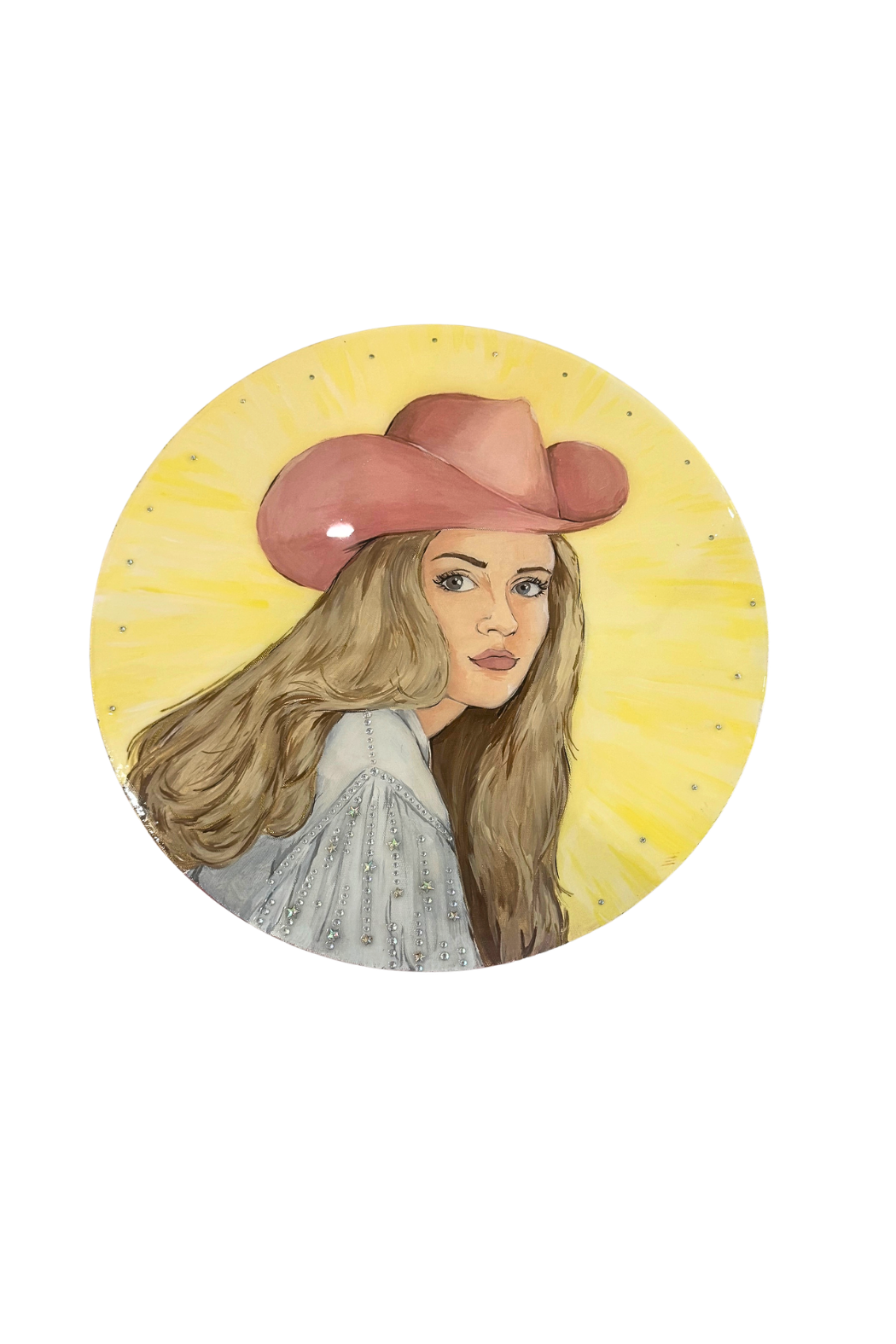 16x16 Cowgirl Canvas