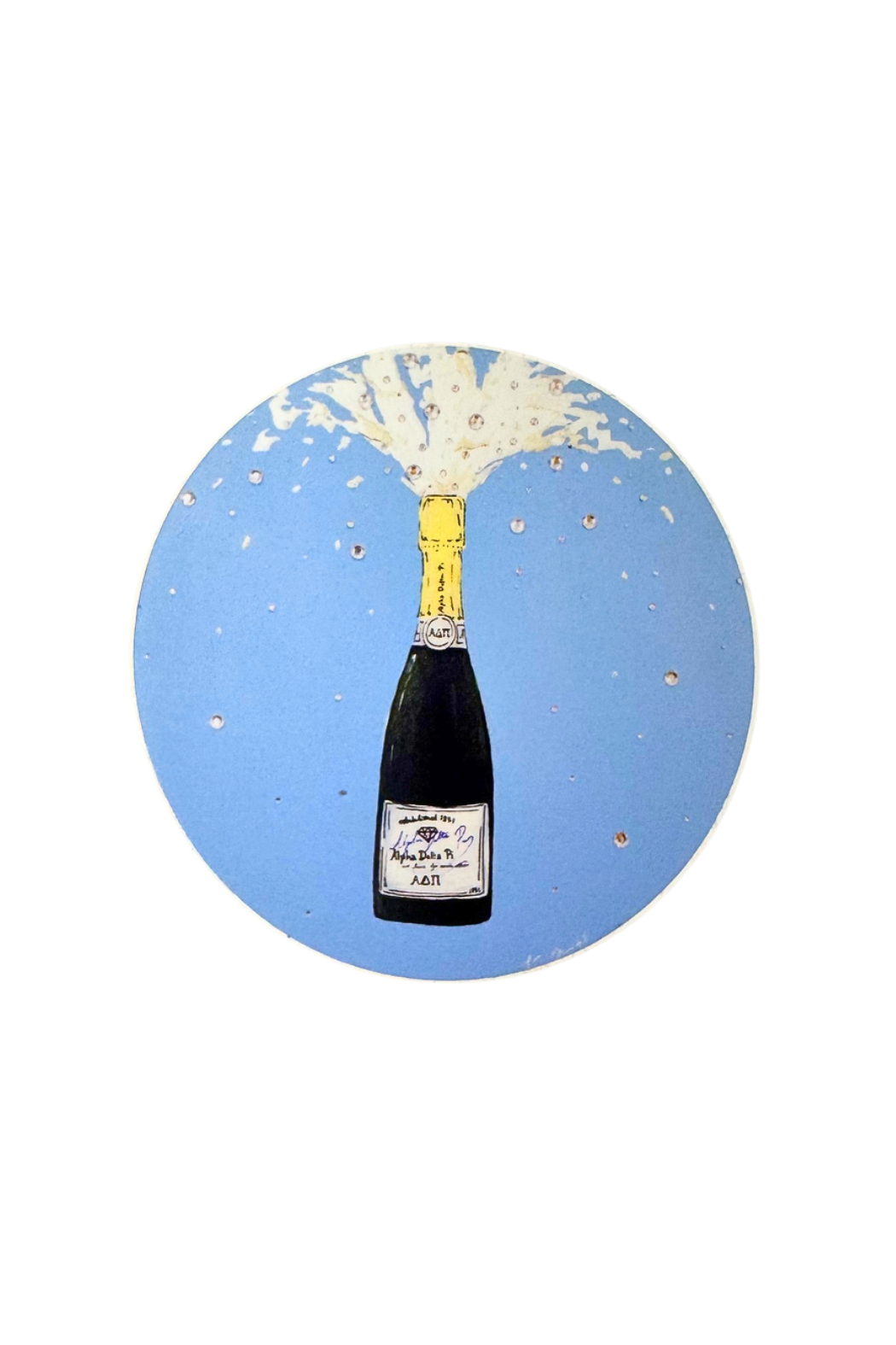 Sorority Champagne Sticker