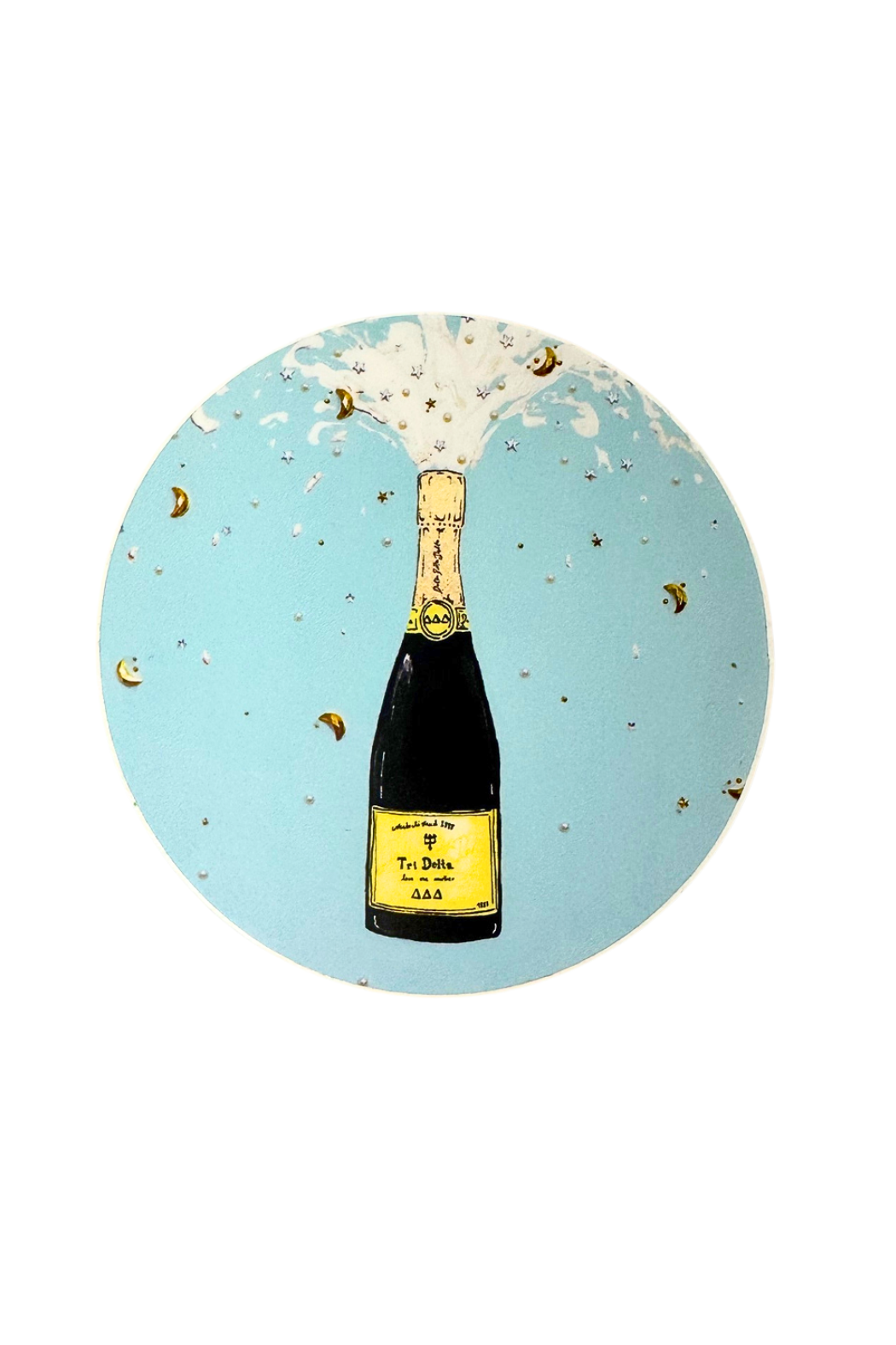 Sorority Champagne Sticker