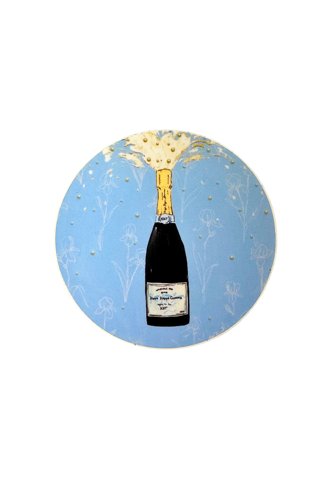 Sorority Champagne Sticker