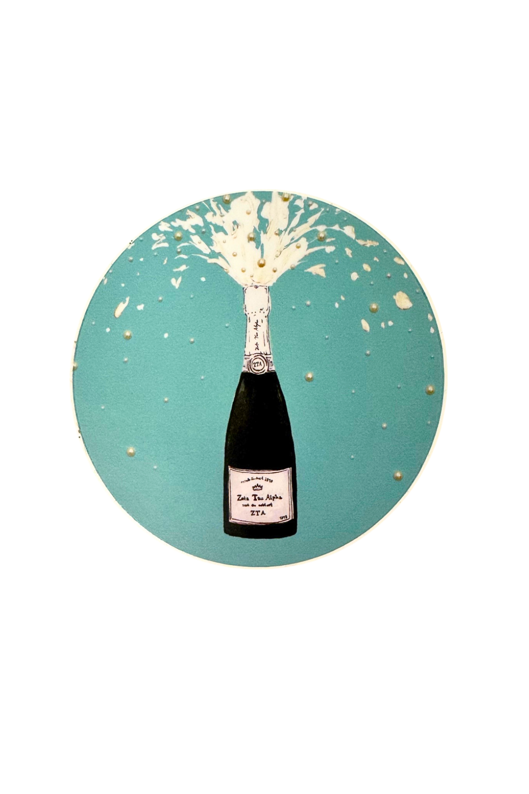 Sorority Champagne Sticker