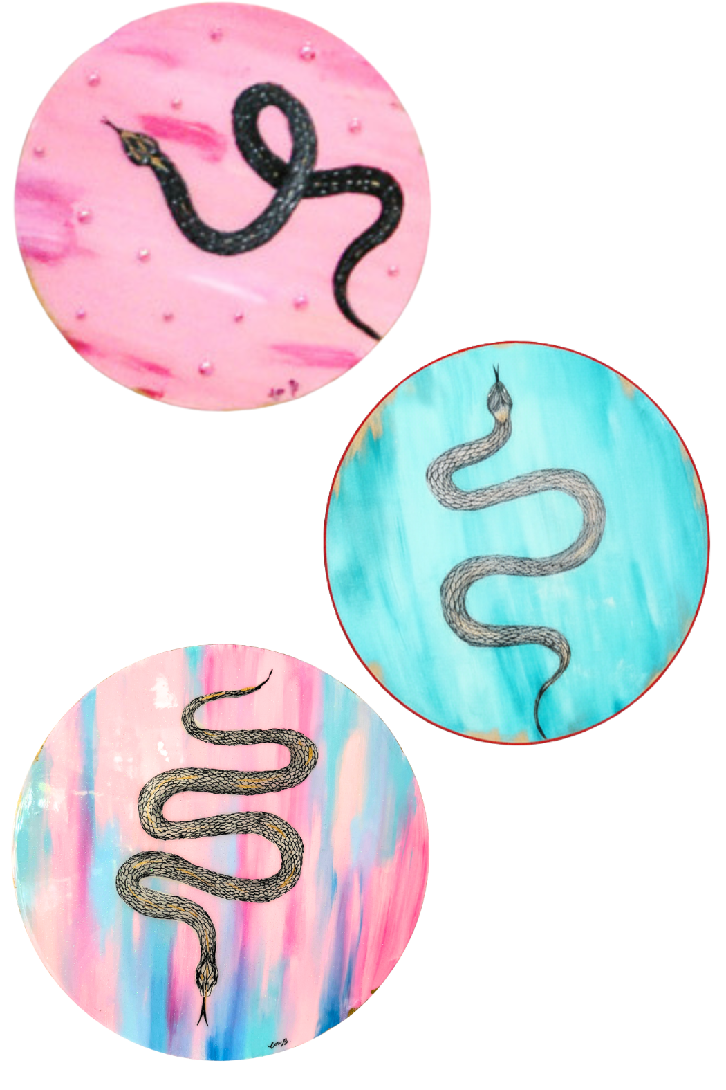 Cora B. x Eras Snakes wall art