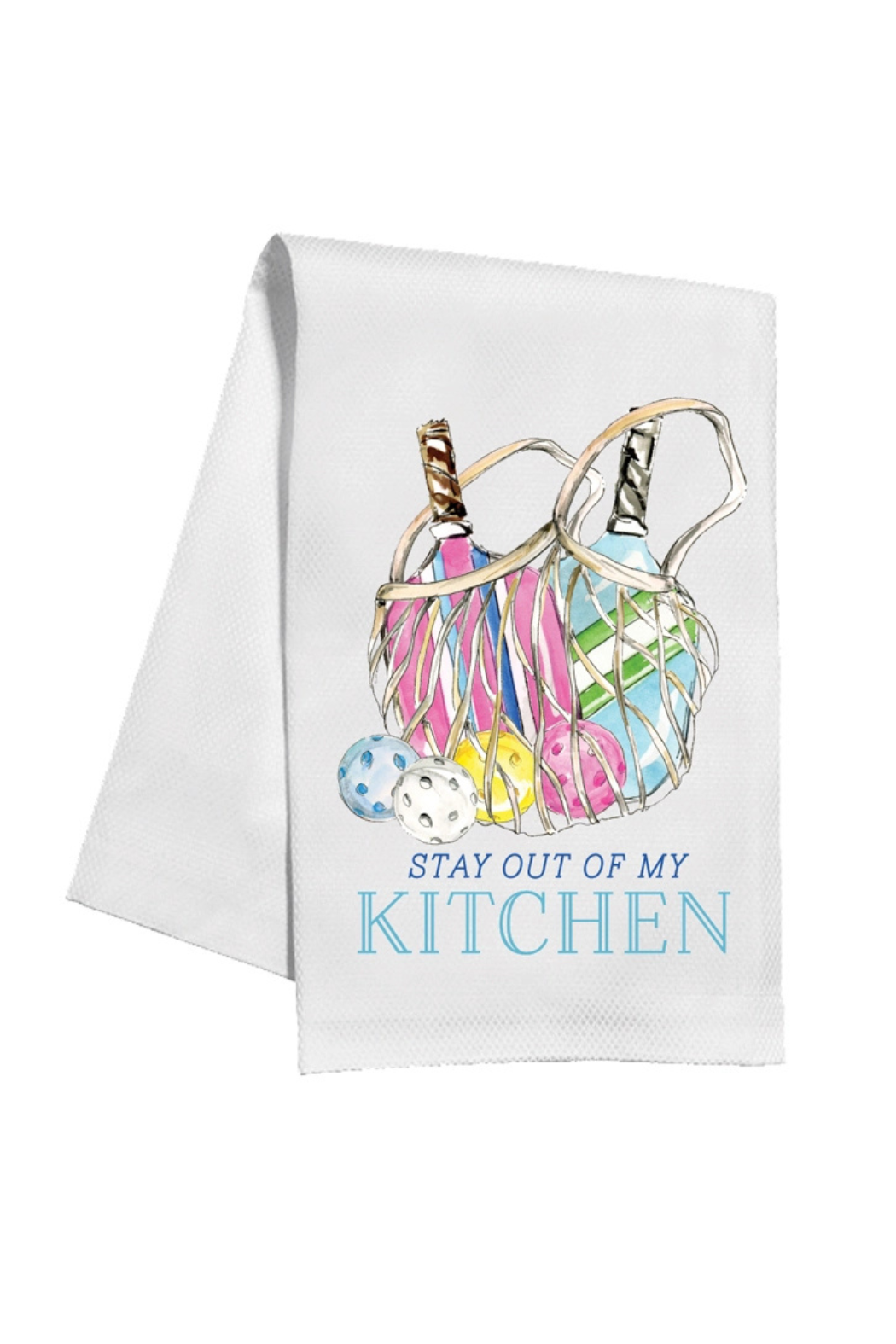 Hand-Painted Kitchen Towel