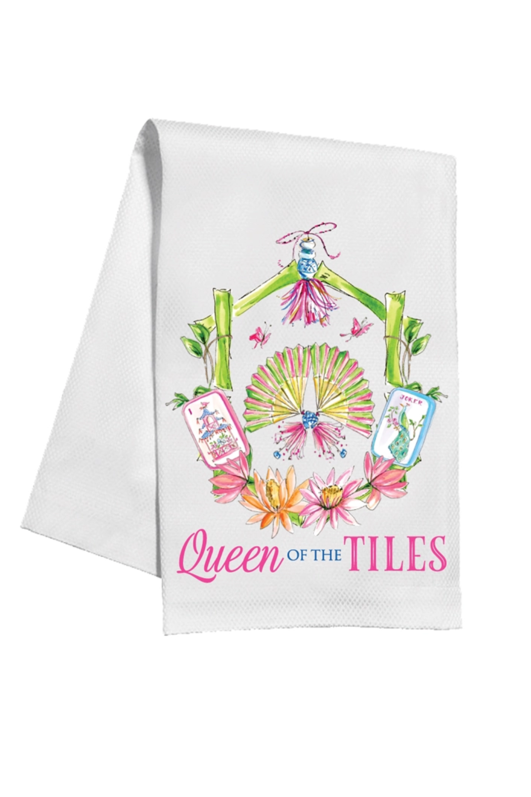 Hand-Painted Kitchen Towel
