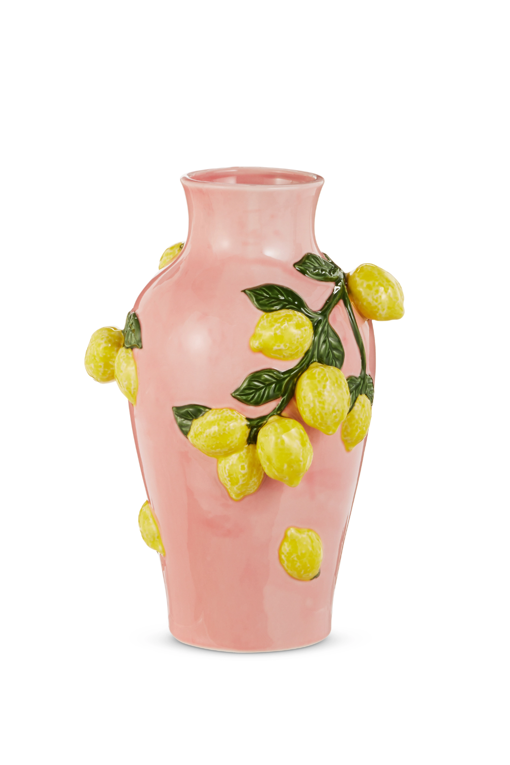 13" Lemon Vase