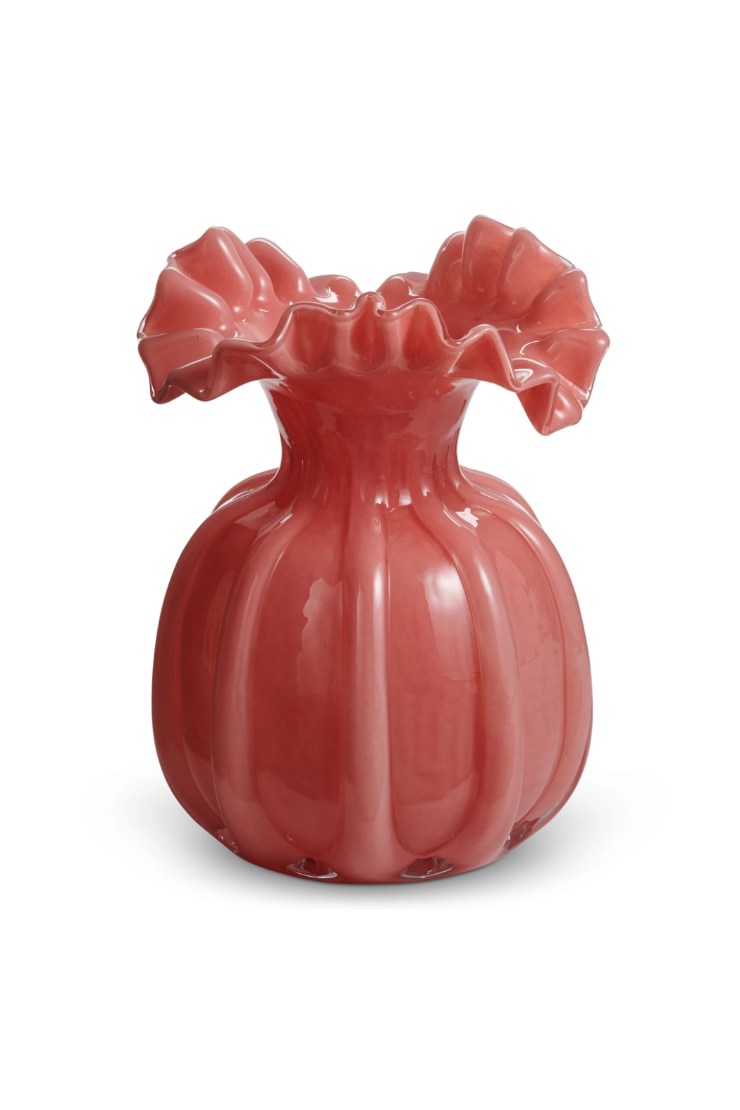 9" Ruffle Vase