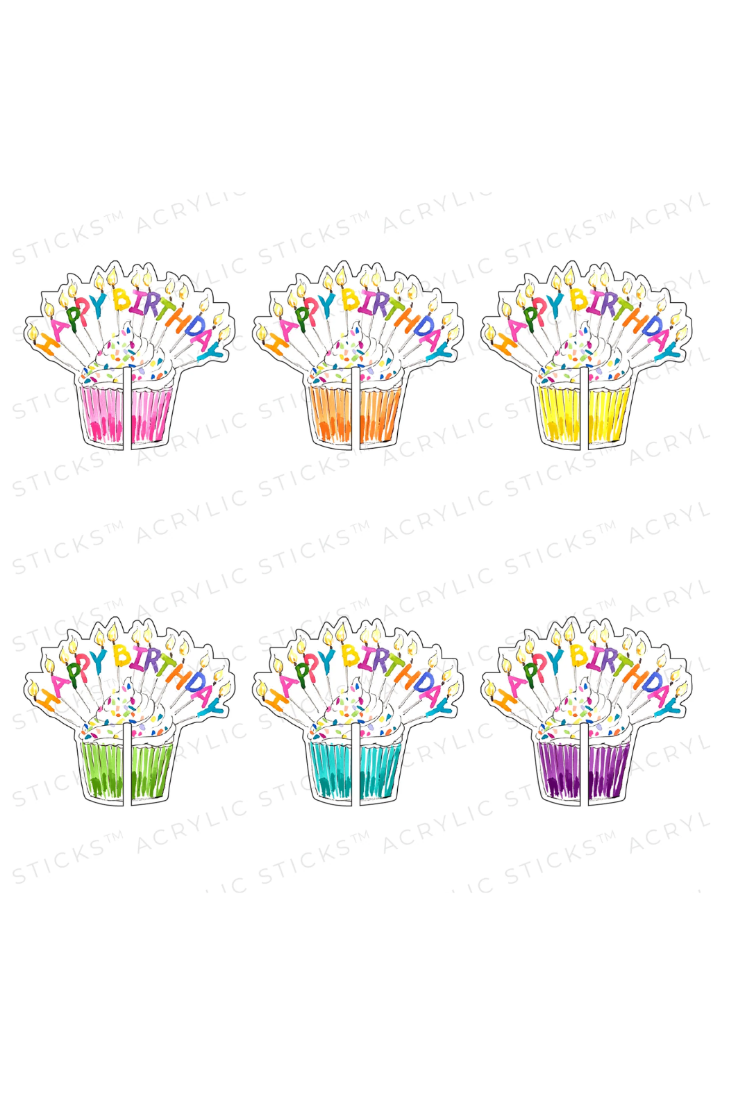 Acrylic Drink Clips