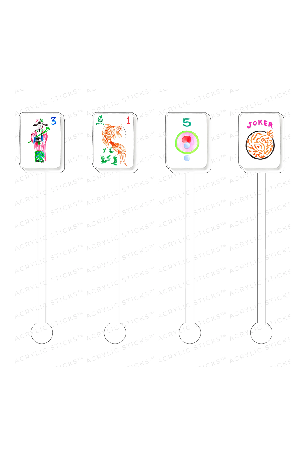 Acrylic Stir Sticks