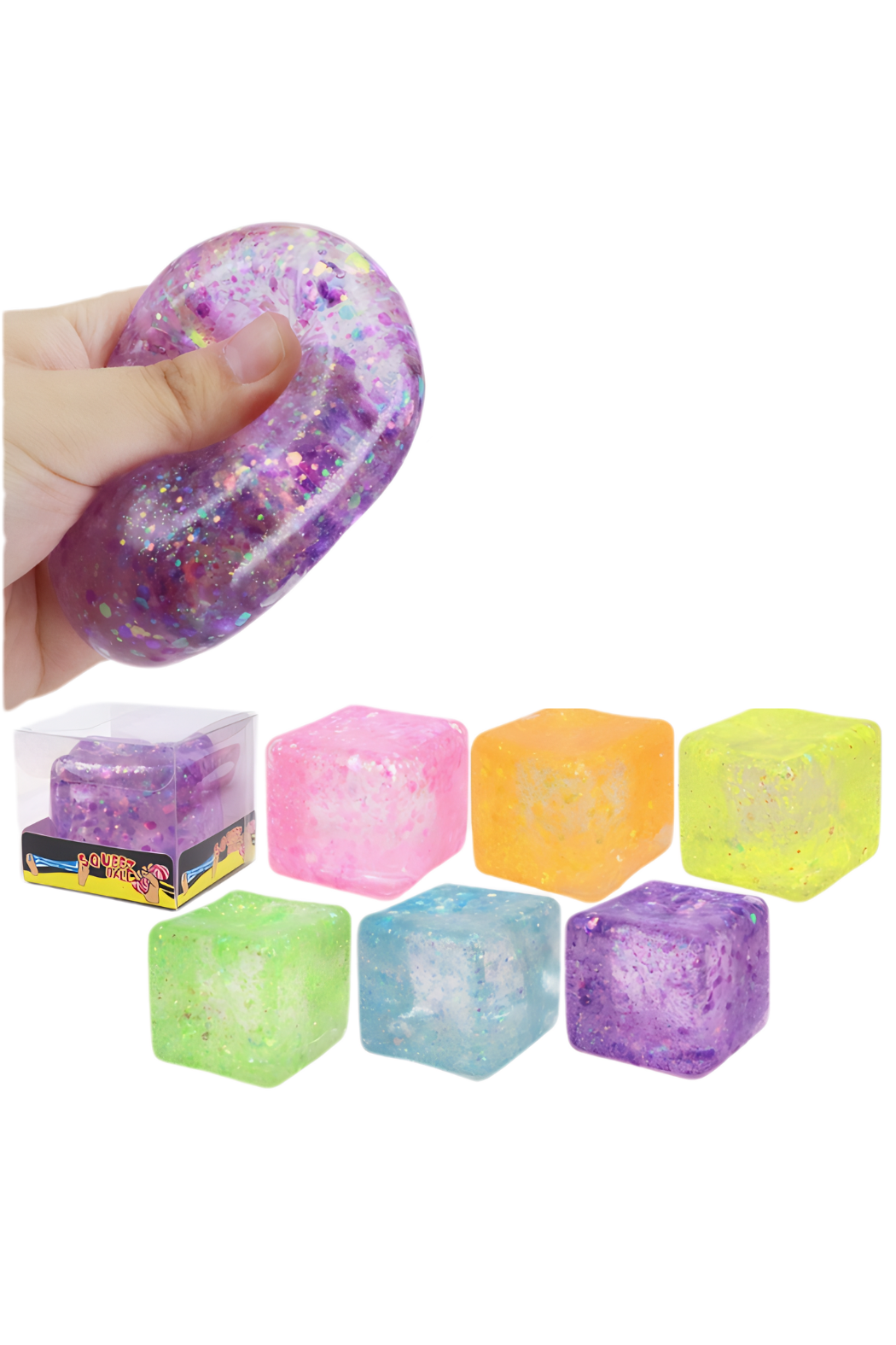 Cube Putty Filled Squishy