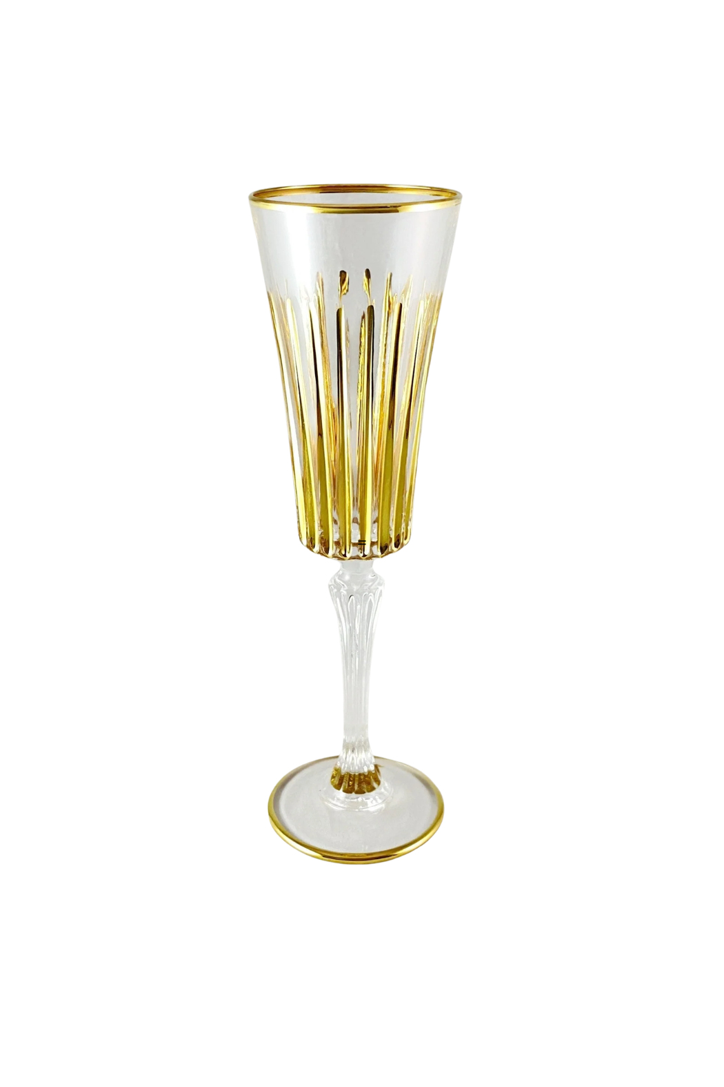 Venetian Crystal Champagne Flute