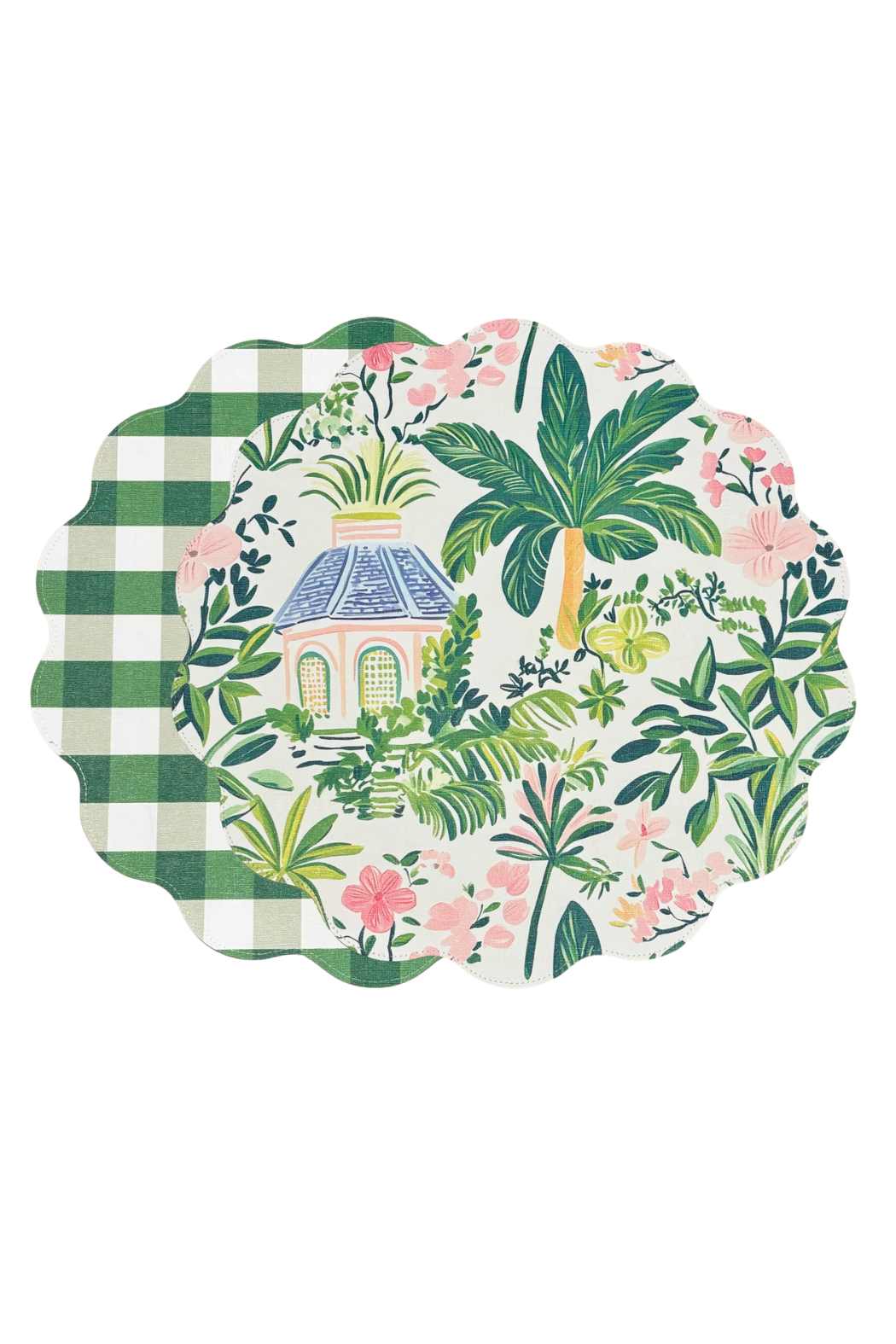 Reversible Set of 4 Round Placemats