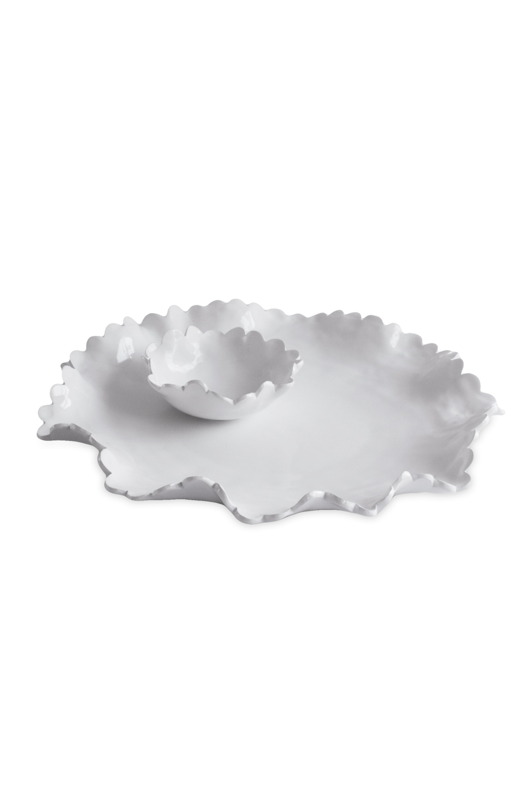 "Colette" Round Dip Bowl/Platter