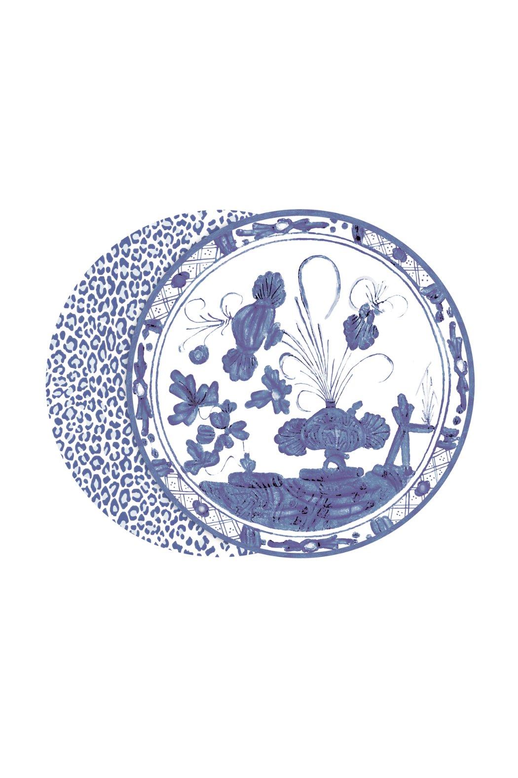 Faenza Set of 4 Reversible Round Placemats
