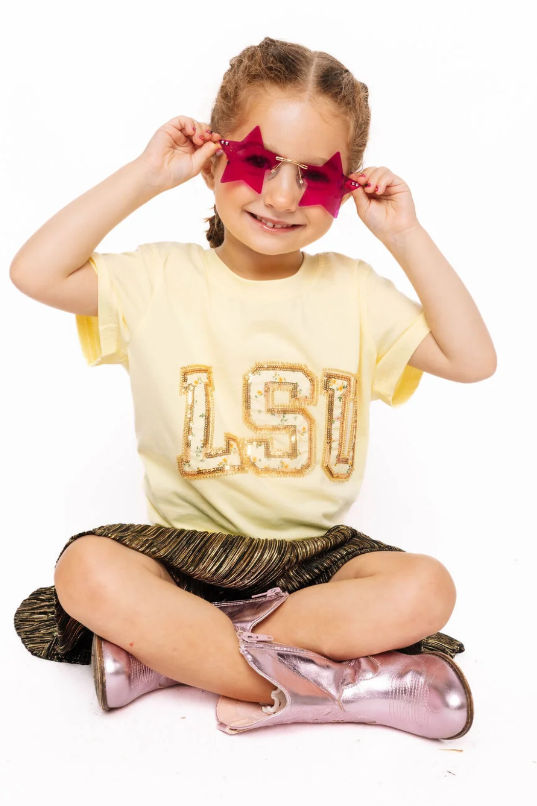 LSU Floral Tee