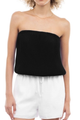 Plisse Bubble Tube Top