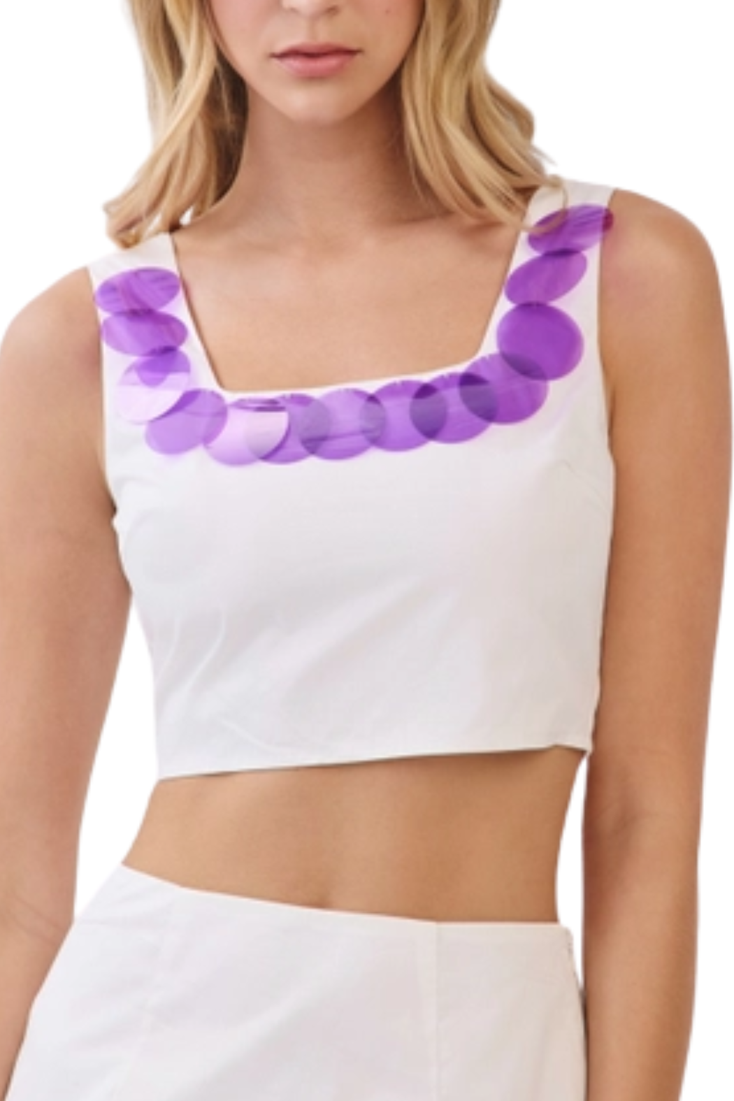 Bold Sequin Crop Top